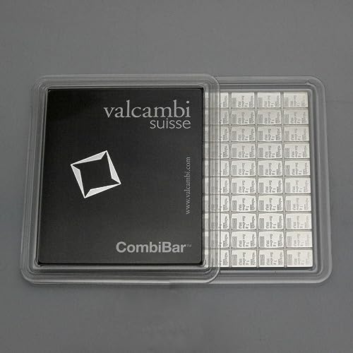 Silberbarren Silbertafel CombiBar 100 x 1 Gramm Valcambi 999 Silber Feinsilber World of Coins