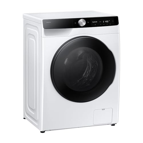 Samsung WD6100D SLIM AI Waschtrockner WD90DG6G94BKU2, 9+5 kg, Extra sparsam, EEK: E/A (-10%), Nur 48 cm tief, Waschmaschine + Trockner in einem, AI Wash, Ecobubble, SmartThings, SuperSpeed, Weiß