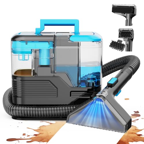 Vortisys C10 Nasssauger Polsterreiniger Gerät, 530W/18kPa Teppichreiniger Waschsauger, tragbares Teppich-Reinigungsgerät für Teppich, Sofas und Auto-Innenräume, Teppiche