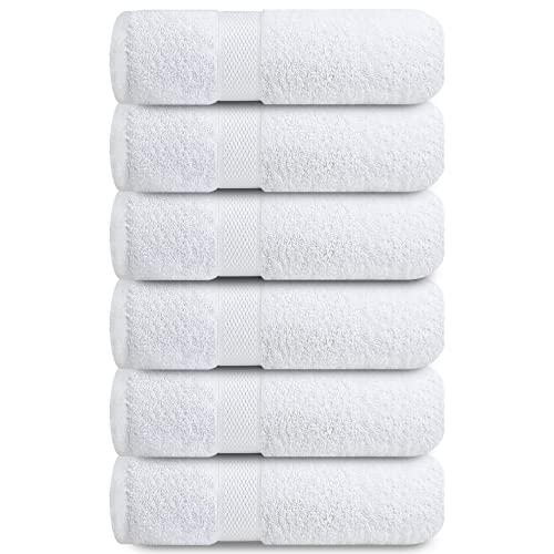 Infinitee Xclusives Handtücher 100% Baumwolle, Gästehandtücher– 6er-Packung