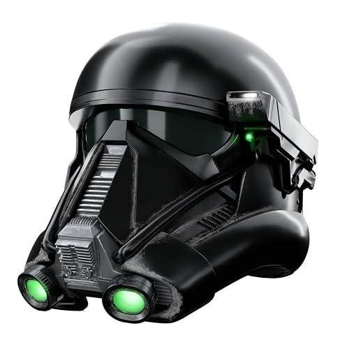 Star Wars The Black Series Imperialer Death Trooper elektronischer Premium Helm, Rollenspielartikel für Erwachsene