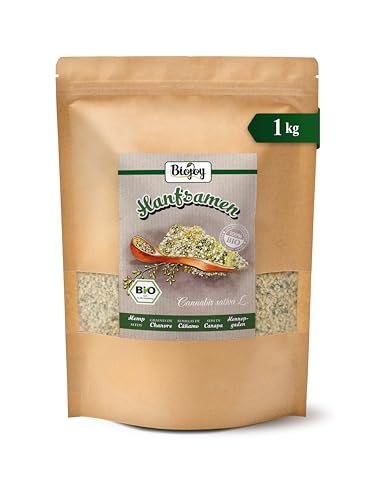 Biojoy BIO Hanfsamen, geschält, ganz und roh, 1 kg