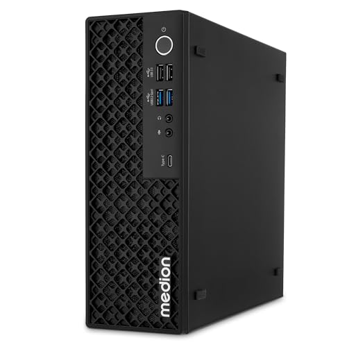 MEDION Picoworx T80 III Mini PC (Slim, Core Ultra 5 226V, 16GB DDR5 RAM, 512 GB SSD, ARC 130V, USB Type C, WLAN, HDMI 2.0, Gigabit LAN, Windows 11 Home)