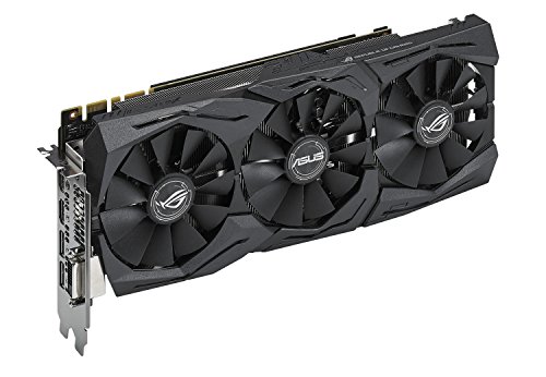 Asus ROG Strix GeForce GTX1080-A8G Gaming Grafikkarte (Nvidia, PCIe 3.0, 8GB GDDR5X Speicher, HDMI, DVI, Displayport)