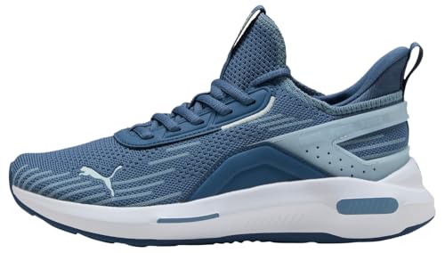 Puma Unisex Softride Enzo 5 Hype Road Running Shoe, Dark Indigo Cool Blue Fizzy Light, 45 EU