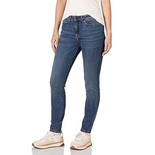 Amazon Essentials Damen Skinny-Jeans Hoher Bund - Auslaufmodell, Mittlere Waschung, 40