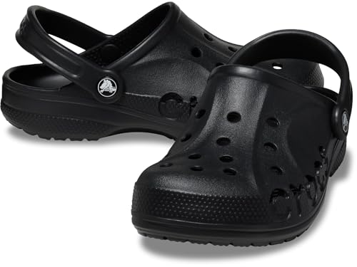 Crocs Unisex Erwachsene Via Clog Clog, Black, 45/46 EU