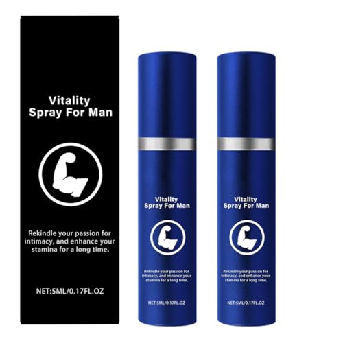 2 Stück Vital Spray für Männer, Vitalspray für Männer, Langanhaltendes Verzögerungsspray, Aufrechte Boost -Spray, Pflegespray
