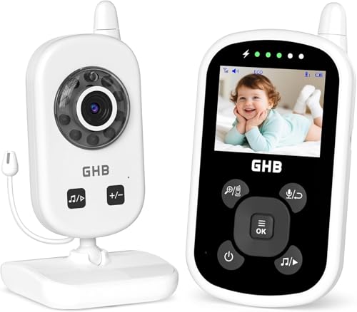 GHB Babyphone mit Kamera Baby Monitor 2,4 Zoll