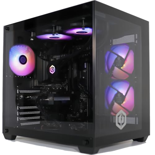 CYBERPOWERPC Luxe Gaming-PC - AMD Ryzen 7 9800X3D, Nvidia RTX 5070 Ti 16GB, 32GB RAM, 1TB NVMe SSD, 750W 80+ PSU, Wasserkühlung, Windows 11, Ark RGB