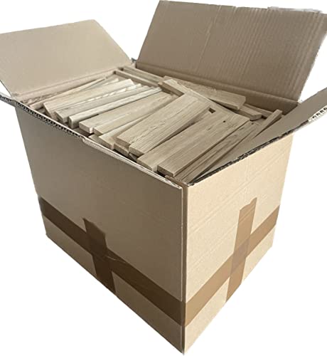 Aleko Parkett Premium Brennholz 11,5 Kg - Anzünder aus Eichenholz, Bio Kaminanzünder, für Grill Kamin Ofen - Perfekter Grillanzünder, getrocknetes und unbehandeltes Anmachholz, RXZ11