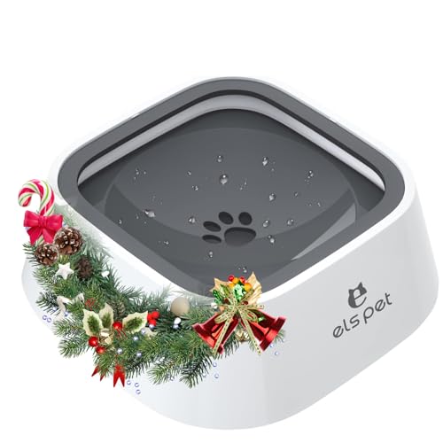 ELS PET Wassernapf für Hunde: 1L Auslaufsicher Trinknapf Hund Fressnapf Unterwegs, Anti-Schwapp Hundenapf Reisen für Haustiere & Innen & Draußen & Auto
