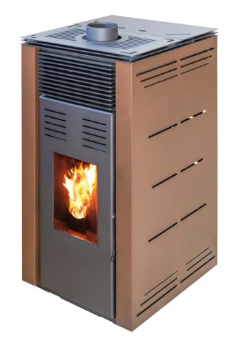 JOIMA - Pelletofen ohne Strom Natur Style Modell 8 kW (Braun)