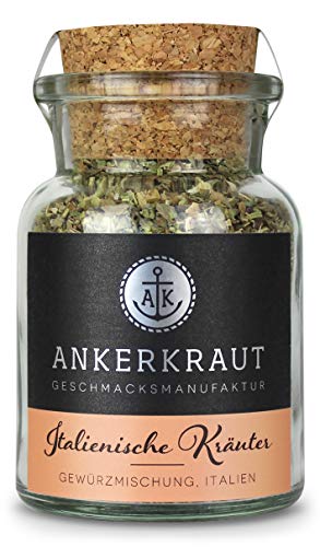 Ankerkraut Italienische Kräuter, mediterranes Universalgewürz für Pasta, Pizza und Salate, 25 g im Korkenglas