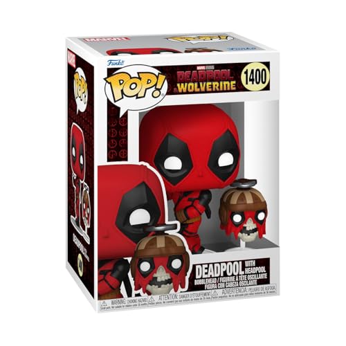 Funko Pop! & Buddy: Deadpool & Wolverine - Deadpool with Headpool - Vinyl-Sammelfigur - Geschenkidee - Offizielle Handelswaren - Spielzeug Für Kinder und Erwachsene - Movies Fans