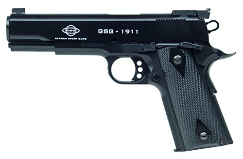 GSG Softair Pistole 1911 Kaliber Federdruck, Schwarz, 6 mm, 204656