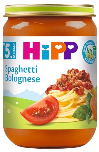Hipp Spaghetti Bolognese, 6er Pack (6 x 190 g) - Bio