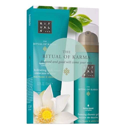 Rituals The Ritual of Karma Reise-Set, Mini-Duschgel 50 ml und Körpercreme 70 ml