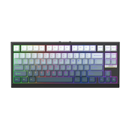 EPOMAKER G84 HE Gaming-Tastatur Kabellos, 8K-Polling & 8000 mAh, SOCD& DKS, Hall-Effekt Tastatur Magnetschalter, mit Fast Trigger & Einstellbarer Betätigung, Hot-Swap, RGB, Win/Mac