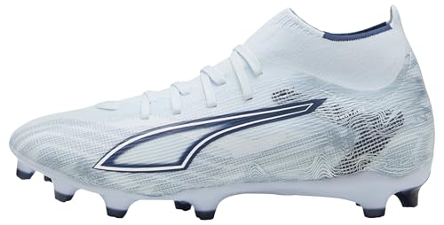 PUMA Women's Ultra 6 Match+ FG/AG WN's Soccer Shoe, ICY Blue White-Blue Jewel, 39.5 EU, Eisblau PUMA Weiß Blau Juwel, 40 EU