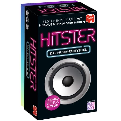 Hitster Musik Partyspiel für Erwachsene, Musikspiel, Karten- und Brettspiel | 300+ Hits zum Scannen & Erinnern – Für Partys, Spieleabende, Freunde & Familie – Für 2-10 Spieler, 16+ (DE)
