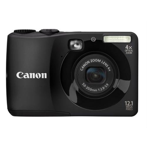Canon PowerShot A1200 Digitalkamera (12,1 MP, 4-fach opt, Zoom, 6,9cm (2,7 Zoll) Display) schwarz