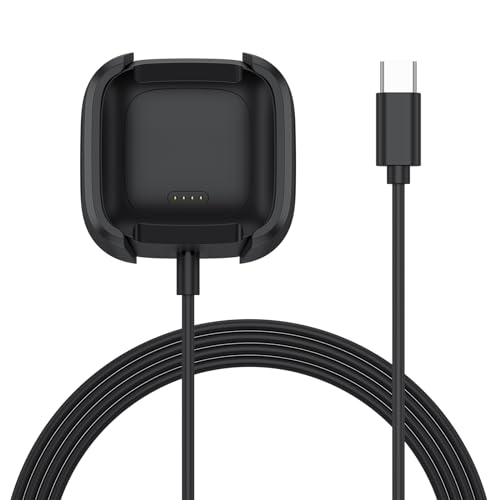 Tobfit ladekabel Ladegerät Nur für Fitbit Versa 2,USB C Ladekabel für Fitbit Versa 2(96cm)