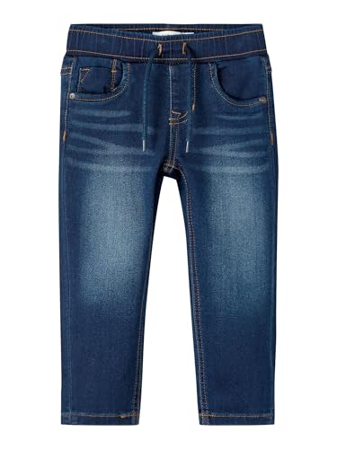 NAME IT Boy's NMMRYAN Slim SWE Jeans 2472-TH NOOS Jeanshose, Dark Blue Denim, 98