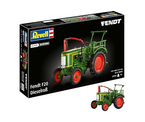 Revell Modellbau Fendt F20 Dieselroß Traktor Click System