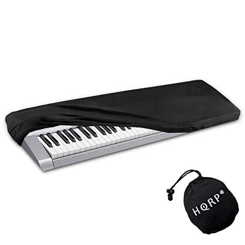 HQRP Staubabdeckung/Staubschutz mit Tasche Kompatibel zu Korg SV-1 BK 73 / SV-1 73 Reverse Key / Pa4X / Pa3X / Pa3X Elektronisches Keyboard Digitalpiano