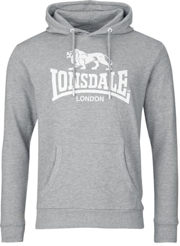 Lonsdale London FREMINGTON Männer Kapuzenpullover grau M 90% Baumwolle, 10% Viskose Streetwear