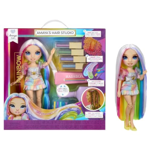 Rainbow High Amaya’s Hair Studio - Fashion Doll and Hair Colour Kit
