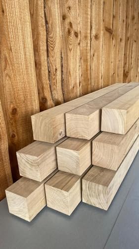 Ladenburger Eiche 9x9cm KANTHOLZ BALKEN SCHALUNG HOLZ BAUHOLZ 200cm LÄNGE (1)