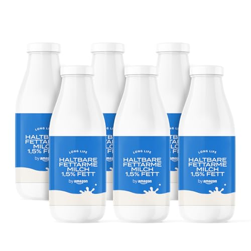 by Amazon Haltbare Fettarme Milch 1,5% Fett, 6L