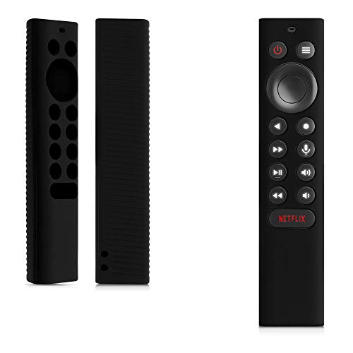 kwmobile Hülle Fernbedienung kompatibel mit Nvidia Shield TV pro/4K HDR Hülle - Silikon Case für TV Zubehör in Schwarz