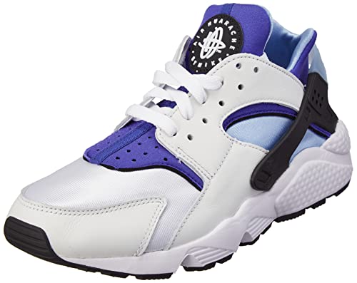 Nike Damen W Air Huarache Gymnastikschuhe, White/Lapis/Aluminium/Black, 36.5 EU