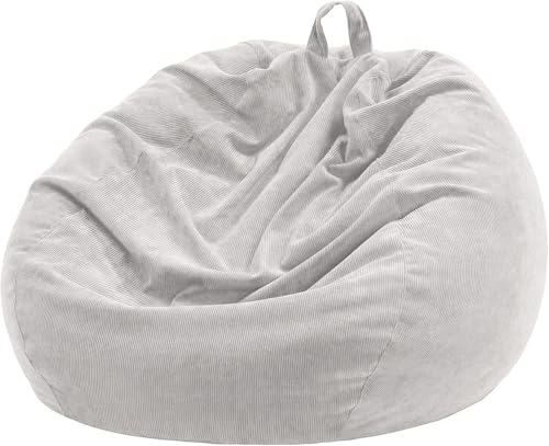 Nobildonna Sitzsackstuhl für Kinder und Erwachsene, nur Bezug (Keine Füllung) für Sofa-Stofftiere, 110 x 89 cm