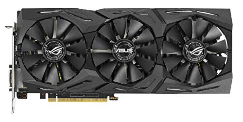 ASUS 90YV0BI0-M0NA00 ROG Strix GeForce GTX 1070 Ti Advanced, A8G-Gaming, 8GB GDDR5, DVI, 2X HDMI, 2X DP Schwarz