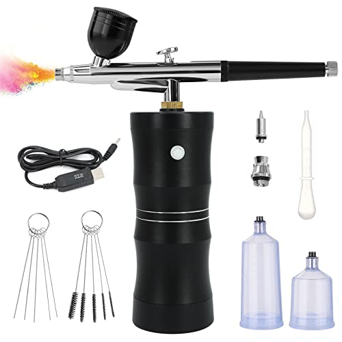 Airbrush 34 PSI Kabellos Kompressor 0.4 mm Düse