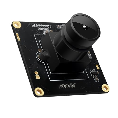 1080P Low Light USB Kamera , Starlight 0.0001Lux Kameramodul für Industrie, Maschinelles Sehen, Nachtüberwachung, SmartSens SC2210 Sensor HDR, 101° Weitwinkel, Plug & Play für Linux, Android, Windows