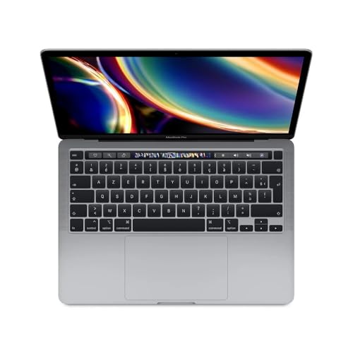 2020 Apple MacBook Pro mit 2GHZ Intel Core i5 (13-zoll, 16GB RAM, 512GB SSD) (QWERTZ Deutsch) Space Grau (Generalüberholt)