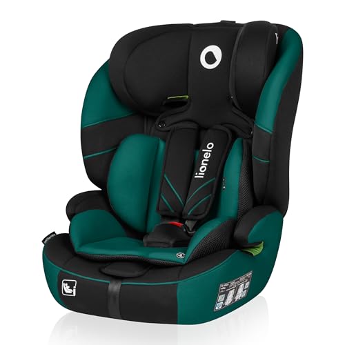 LIONELO LEVI ONE I-SIZE 76-150 cm Kinderautositz, Gruppe 1 2 3, Seitenschutz, 10 Grad Kopfstützenverstellung Bequeme Armlehnen Verstellbare Rückenlehne, R129 i-Size