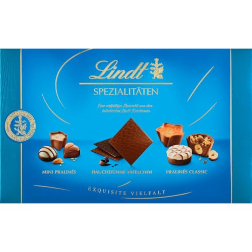 Lindt Schokolade | Spezialitäten Pralinés, 125g Schachtel Pralinen Geschenk