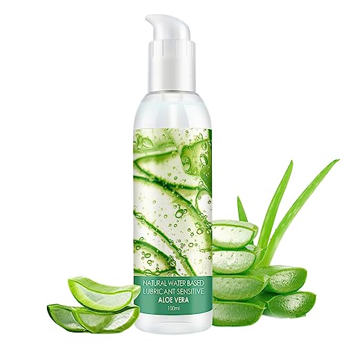 Neutral Wasserbasiert Gleitgel, Gleitgels Wasserbasis, Gleitmittel auf Wasserbasis mit pflegenden Aloe Vera Extrakten, 100 ml Gleitgel Gel Lubrication Water-Based, Water Based Lube, Lubricant