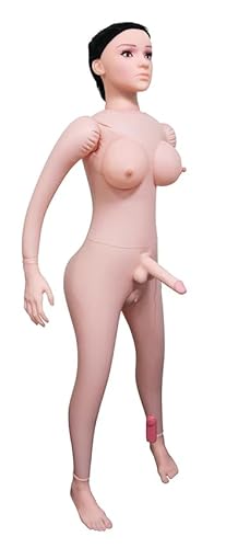Hidden Desire Shemale Taylor Aufblasbare Liebespuppe 150 cm – Inflatable Love Doll aus PVC & Silikon – Realistische Vibrations-Sexpuppe für Erwachsene – Remote-Control Blow Up Doll