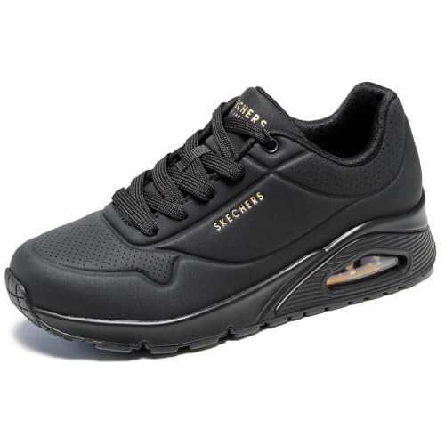Skechers Damen UNO Stand ON AIR Sneakers, BBK, 39 EU