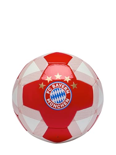 FC Bayern München Fußball I Junior Größe 4 I Rot-Weiß