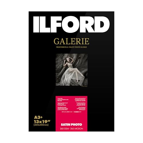 ILFORD GALERIE Satin Photo 260gsm A3+ - 329mm x 483mm 25 Blatt