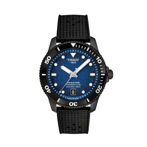 Tissot Herren Analog Automatik Armbanduhr Seastar 1000 Swiss Made