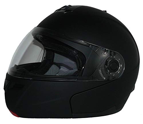 protectWEAR Klapphelm Motorradhelm mit Sonnenblende H910-MT - M